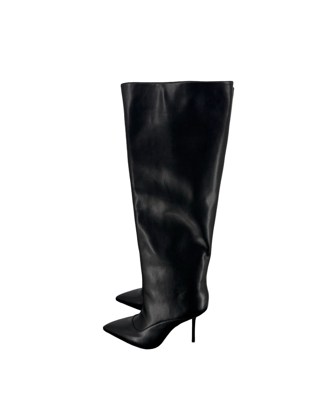 New AAJ by Aminah Isabella Black Knee-High Boots – Size 8M - Picture 6 of 9